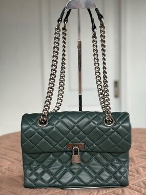 Kurt Geiger Quilted Kensington Chain Shoulder Bag
